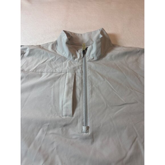 Callaway Light Gray Half-Zip Pullover Windbreaker Jacket Size L - Picture 4 of 16
